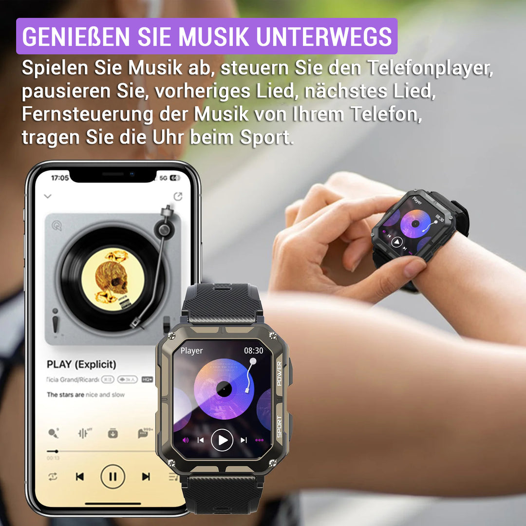 Stark & Schlau: Die unzerstörbare Novato-Smartwatch mit Spitzenleistung für weniger als €100!