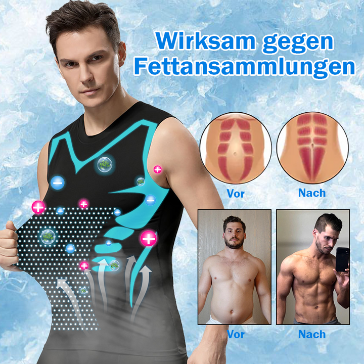 Novato Shapewear-Weste, bequemer und atmungsaktiver Eisseidenstoff, schafft einen perfekten Körper für Männer