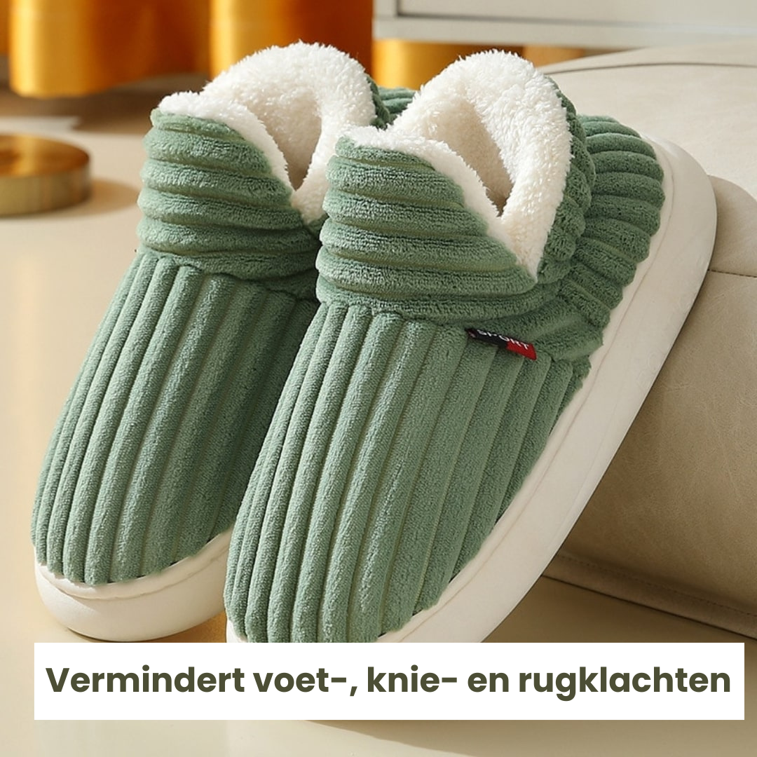 1 + 1 GRATIS! CozyComfort™ Therapeutische Flauschige Fleece-Winterschlappen