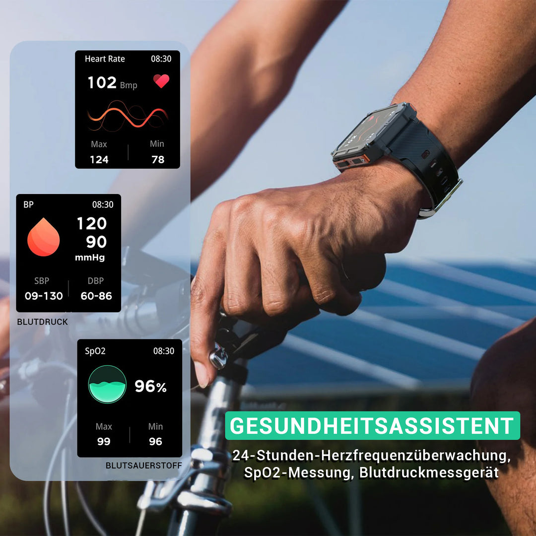 Stark & Schlau: Die unzerstörbare Novato-Smartwatch mit Spitzenleistung für weniger als €100!