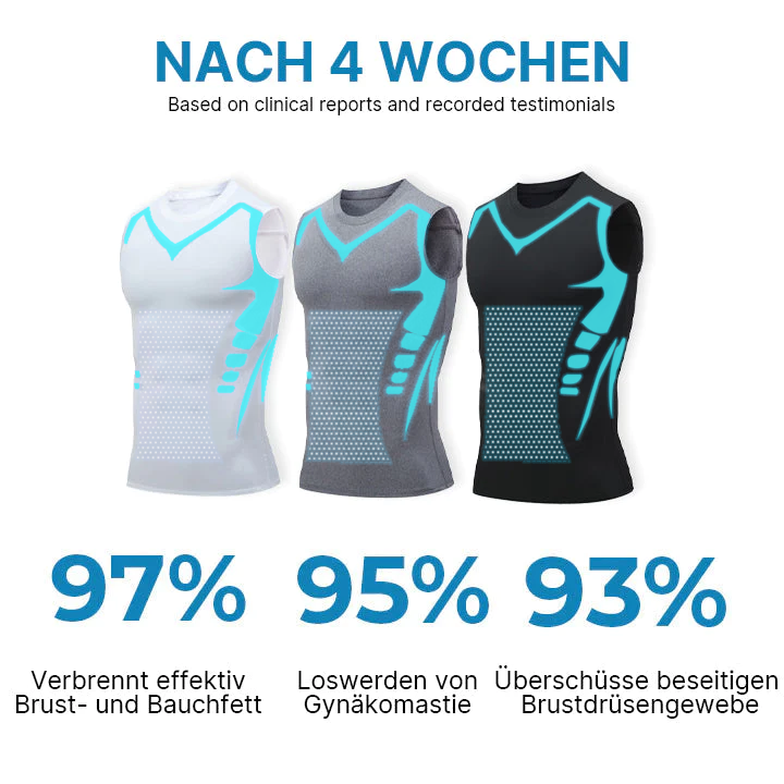 Novato Shapewear-Weste, bequemer und atmungsaktiver Eisseidenstoff, schafft einen perfekten Körper für Männer