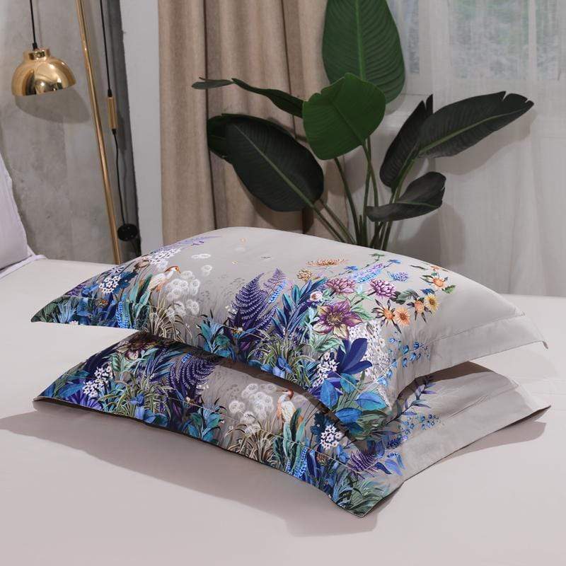 Botanical Duvet Cover Set (Egyptian Cotton, 500 TC)